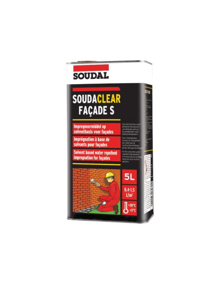 Impregnantas - hidrofobinis skystis Soudal Silicoat. Statybinės medžiagos