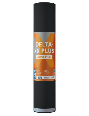 Difuzinė plėvelė DELTA XX Universal 150g/m2 (plotis 1.5m) . Statybinės medžiagos