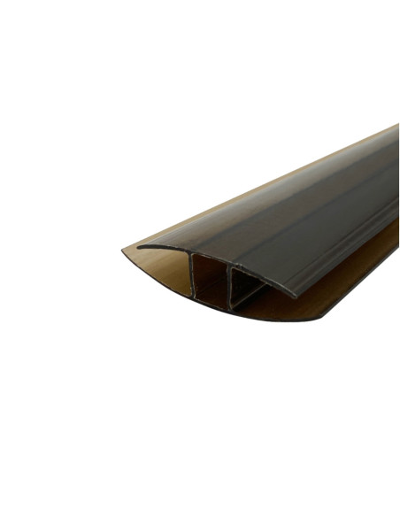Polikarbonato sujungimo profilis H 6mm, Bronza