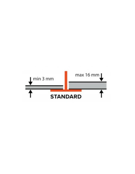 Plytelių lyginimo sistemos apkabos, 1.0mm (100 vnt.), SOLID. Statybinės medžiagos