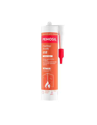 Akrilas ugniai atsparus FireStop Acrylic 618 PENOSIL, 310ml