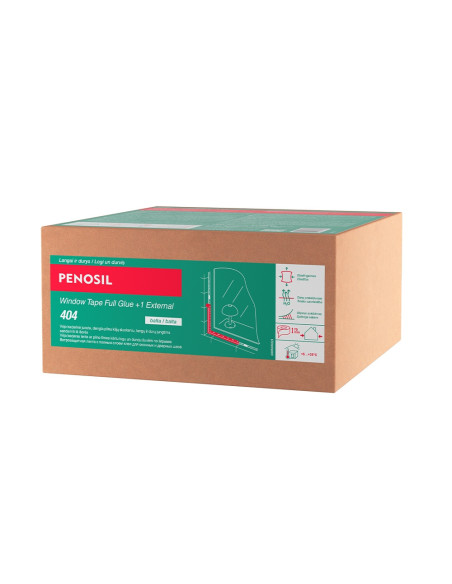 arui pralaidi Išorinė juosta langų montavimui PENOSIL Window Tape Full Glue+1 External 404, 150mm
