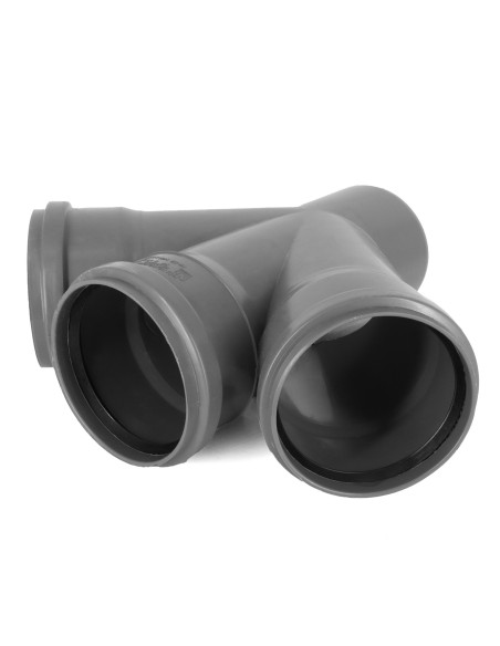 Keturšakis vidaus kanalizacijos PVC 110 x 110 x110mm / 45*. Statybinės medžiagos
