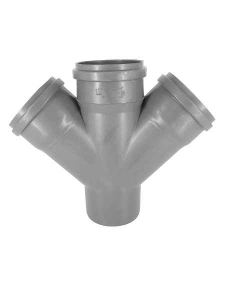 Keturšakis vidaus kanalizacijos PVC 110 x 110 x110mm / 45*. Statybinės medžiagos