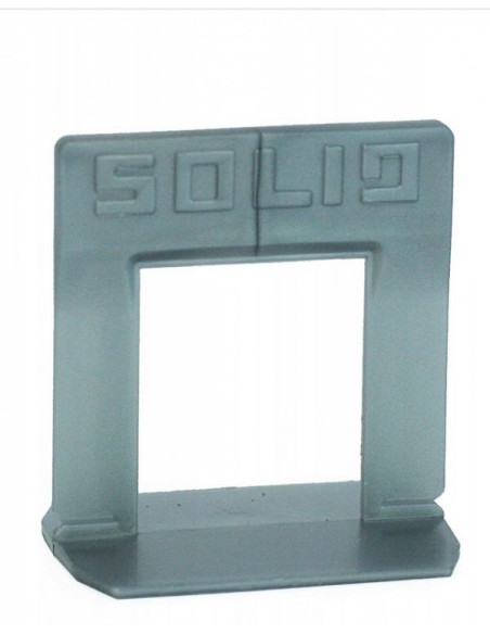 Aukšti klipsai plytelių lyginimui SOLID 1 mm (100 vnt.) | 12-22 mm plytelėms