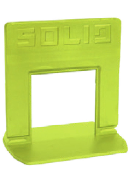 Plytelių lyginimo sistemos apkabos, MEGA 2.0mm (100 vnt.), SOLID. Statybinės medžiagos