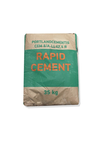 Cementas Portlandcementis CEM II/A-LL 42,5R, po 35kg (pakuotėje 40 maišų po 35kg)