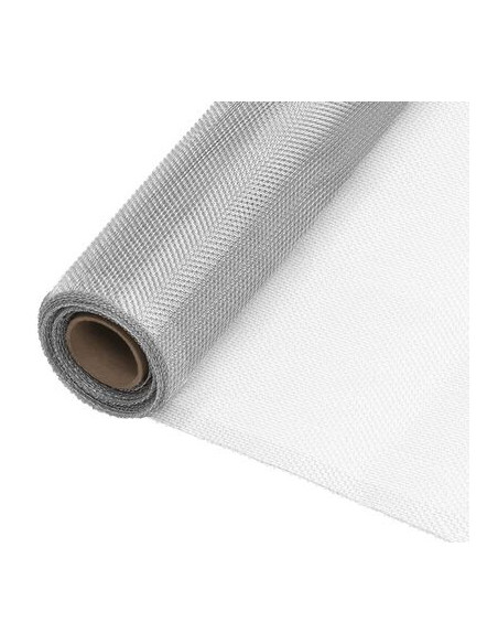 Tinklelis nuo graužikų aliuminis (1x1mm), 1.2x25m. Statybinės medžiagos