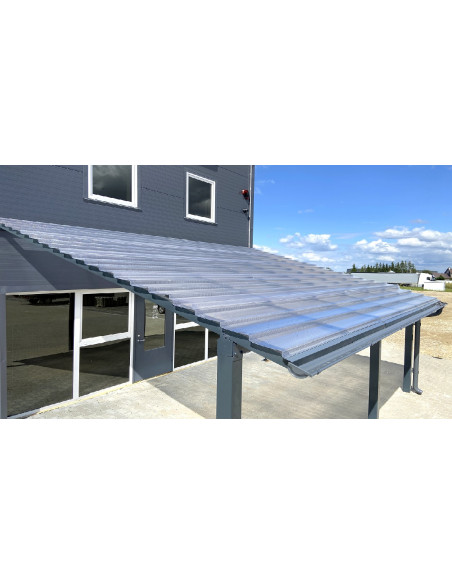 Polikarbonatas korėtas Diamonds TILE EFFECT 0.96 x 3m bronzinis. Statybinės medžiagos