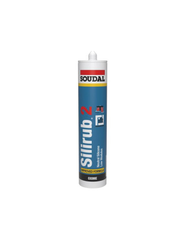 Silikonas neutralus SOUDAL 2, 300ml (įvairių spalvų). Statybinės medžiagos