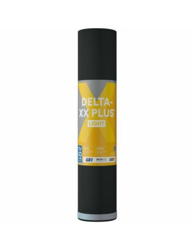 Difuzinė plėvelė DELTA XX PLUS Light 120g/m2 (plotis 1.5m). Statybinės medžiagos