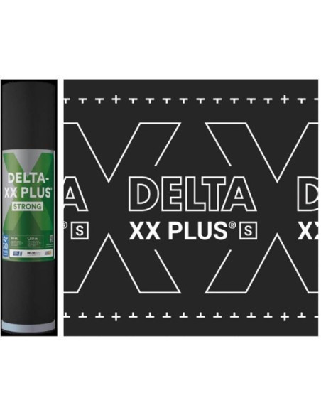 Difuzinė plėvelė DELTA XX PLUS Strong 180g/m2 (plotis 1.5m) . Statybinės medžiagos