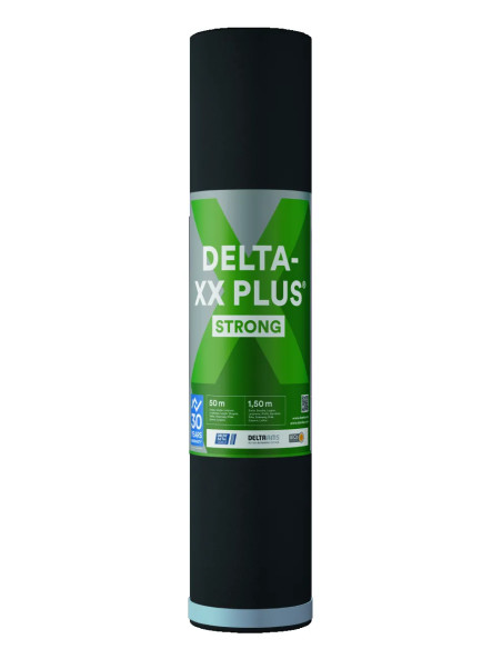 Difuzinė plėvelė DELTA XX PLUS Strong 180g/m2 (plotis 1.5m) . Statybinės medžiagos