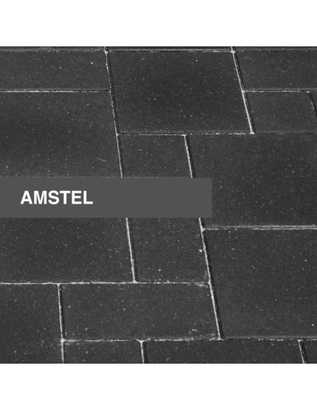 Betoninė grindinio trinkelė AMSTEL 6cm Natrix, betono pilka (10.90 kv.m/pakuotėje)