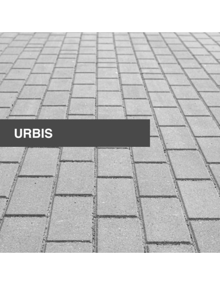 Betoninė grindinio trinkelė Urbis 6 Natrix (200x100x60mm), pilkos spalvos (10.80 kv.m. / pak.)
