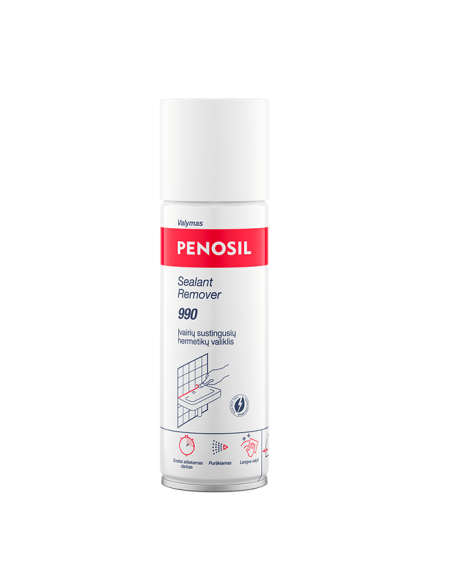 Valiklis sustingusių hermetikų Sealant Remover 990 200ml, PENOSIL. Statybinės medžiagos
