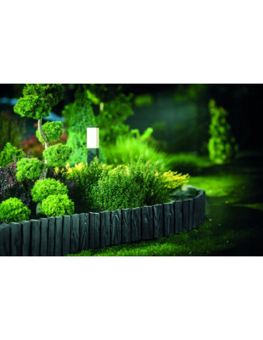 Dekoratyvinė tvorelė WoodPalisade, juoda, 2.32m. Statybinės medžiagos