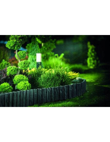 Dekoratyvinė tvorelė WoodPalisade, juoda, 2.32m. Statybinės medžiagos