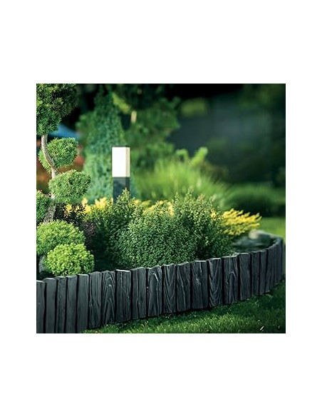Dekoratyvinė tvorelė WoodPalisade, antracitas, 2.32m. Statybinės medžiagos