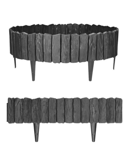 Dekoratyvinė tvorelė WoodPalisade, antracitas, 2.32m. Statybinės medžiagos