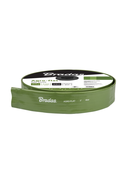 Vamzdis FLAT PVC 2", 51mm x 50m. Statybinės medžiagos