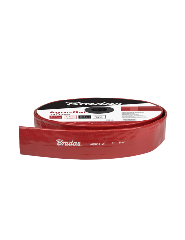 Vamzdis FLAT PVC 2", 51mm x 100m. Statybinės medžiagos