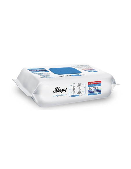 Drėgnos servetėlės Sleepy Easy Clean, mėlynas dangtelis (pakuotėje 100vnt).