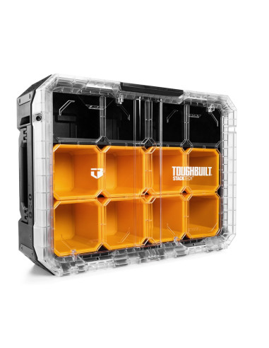 Modulinė įrankių dėžė-organizatorius, TOUGHBUILT STACKTECH. Statybinės medžiagos
