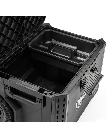 Modulinė įrankių dėžė su ratukais, TOUGHBUILT STACKTECH. Statybinės medžiagos