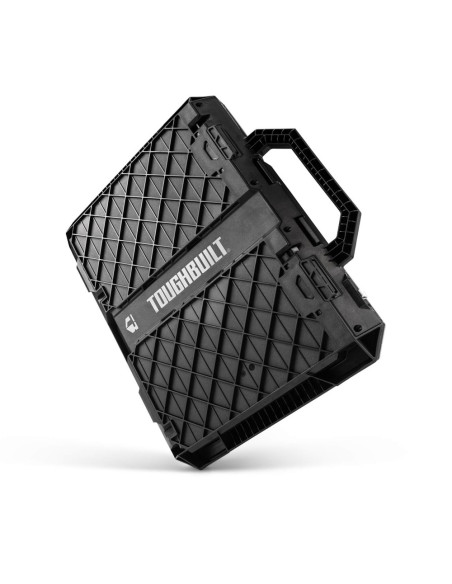 Modulinė įrankių dėžė-organizatorius (žemo profilio) , TOUGHBUILT STACKTECH. Statybinės medžiagos