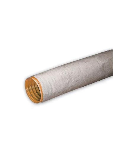 Drenažo vamzdis 113/126mm WAVIN su geotekstilės filtru (50 metrų)
