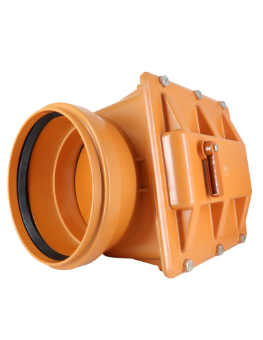 Atbulinis vožtuvas lauko kanalizacijos PVC 250mm. Statybinės medžiagos