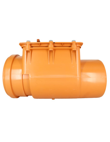 Atbulinis vožtuvas lauko kanalizacijos PVC 250mm. Statybinės medžiagos