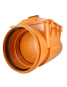 Atbulinis vožtuvas lauko kanalizacijos PVC 250mm. Statybinės medžiagos