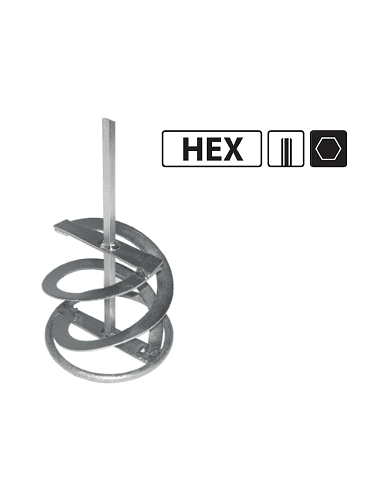 Maišytuvas mišiniams 120x400mm, Color Expert. Statybinės medžiagos