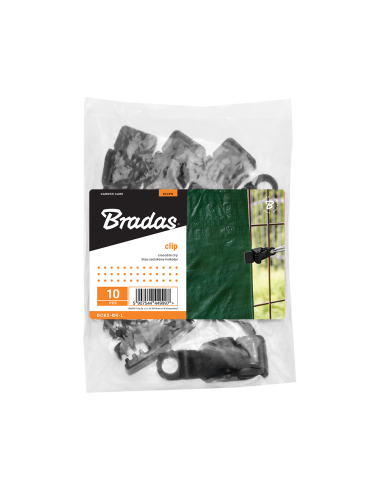 Spaustukas (krokodilas), juodas (10vnt.). Statybinės medžiagos