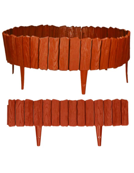 Dekoratyvinė tvorelė WoodPalisade,terakota, 2.32m. Statybinės medžiagos