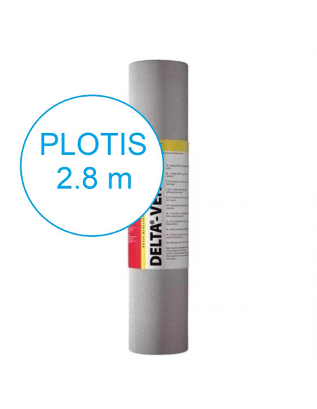 Difuzinė plėvelė DELTA VENT WB (plotis 2.8m, rulone 25m, 70m2) Sintef