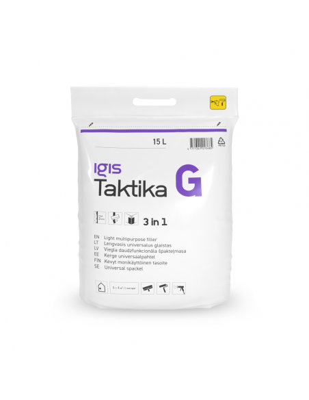 Lengvasis universalus glaistas Taktika G Roll&Spray, IGIS, 15L. Statybinės medžiagos