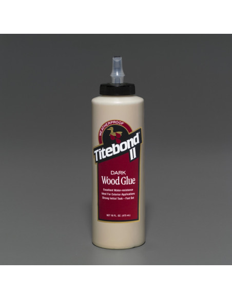 Medienos klijai tamsūs (rudi) Titebond II DARK Wood Glue, 474ml