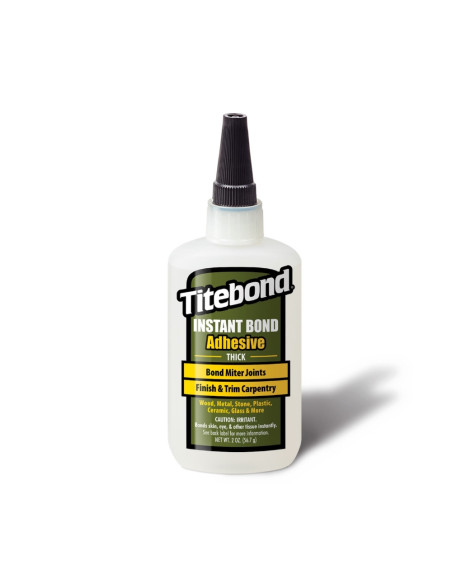 Momentiniai Cianakrilato Klijai Titebond Instant Bond Wood THICK, Klampūs