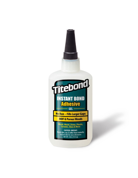 Momentiniai Cianakrilato Klijai Titebond Instant Bond Wood GEL, Gelis