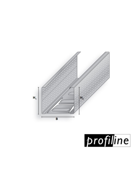 Profilis vertikalus pertvarinis CW75/50, Profiline (pasirenkamas ilgis)