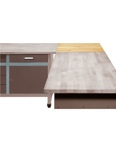 Kampinis stalviršio elementas 30mm 60x60cm, KÜPPER
