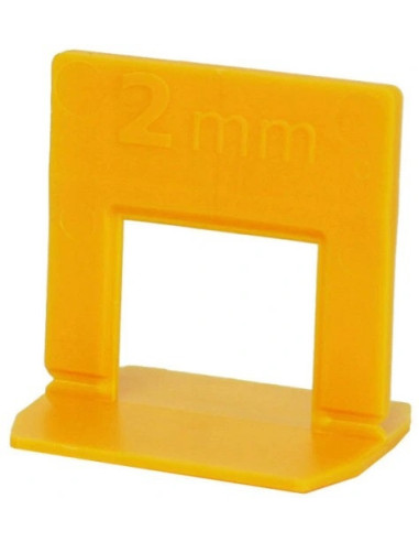 Plytelių lyginimo sistemos apkabos, 2.0mm (800 vnt.), SOLID. Statybinės medžiagos