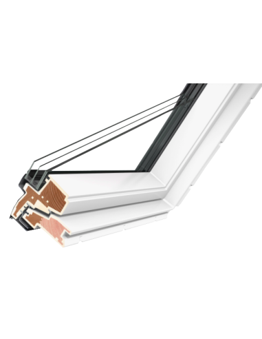 Šilumą taupantis stogo langas VELUX Standard Plus GLU 1064B. Statybinės medžiagos