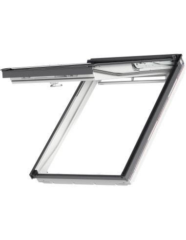 Stogo langas VELUX Premium GPU 0068 su rankena viršuje. Statybinės medžiagos.
