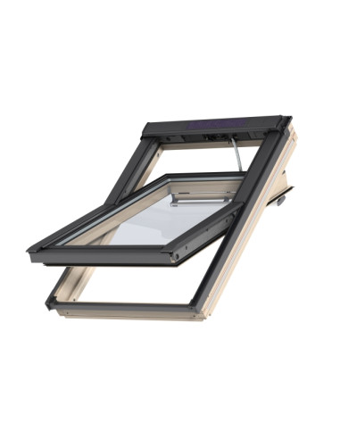 Stogo langas VELUX Standard GLL 106121 INTEGRA su rankena viršuje. Statybinės medžiagos .