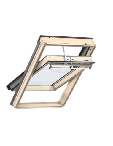 Stogo langas VELUX Standard GLL 106130 SOLAR su rankena viršuje. Statybinės medžiagos .