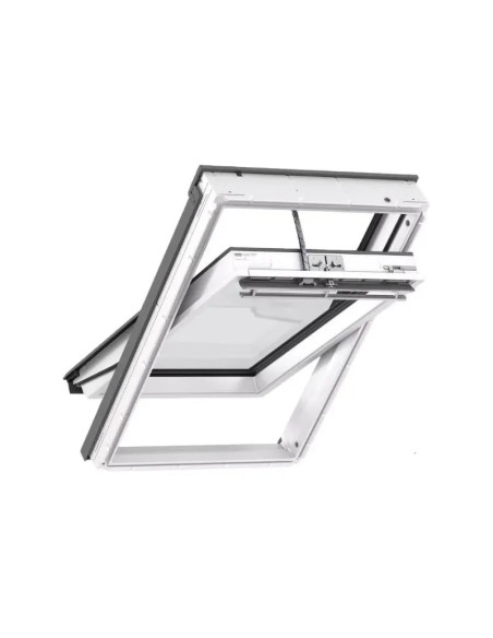 Drėgmei atsparus stogo langas VELUX Standard GLU 006121 INTEGRA su rankena viršuje (įvairūs dydžiai). Statybinės medžiagos